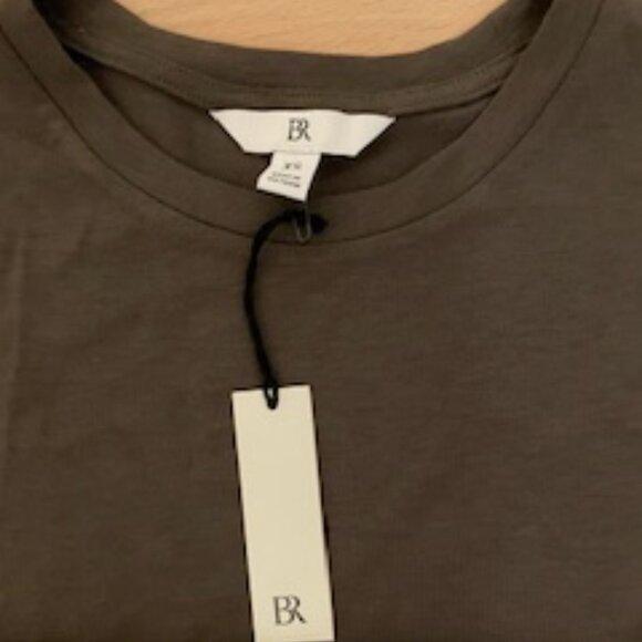 NWT Luxe Wool-Blend Crew-Neck XS Top in  sycamore brown - Picture 7 of 10